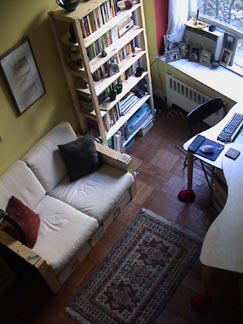 Living room from above